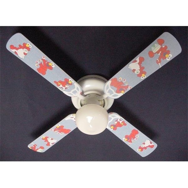 Ceiling Fan Designers Ceiling Fan Designers 42FAN-NURS-SSBNE Sesame Street Baby Nursery Elmo Ceiling Fan 42 in. 42FAN-NURS-SSBNE